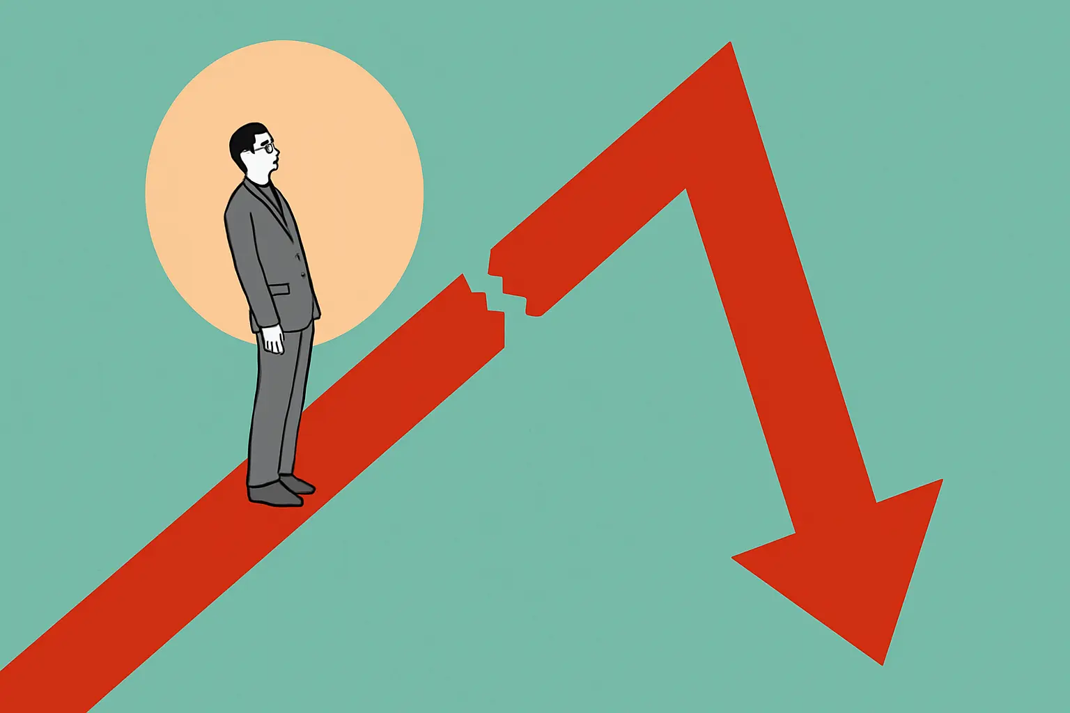 وقتی نمودار رشد ناگهان زیر پایت میشکند...